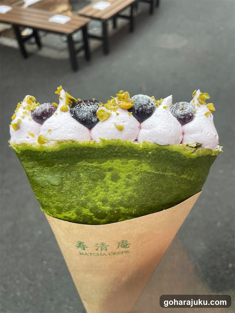 Matcha Crepe Kotobuki-sei-an Takeshita St. Harajuku