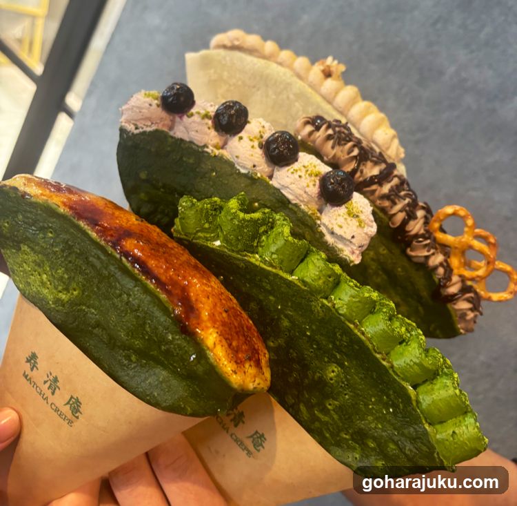 Matcha Crepe Kotobuki-sei-an Takeshita St. Harajuku