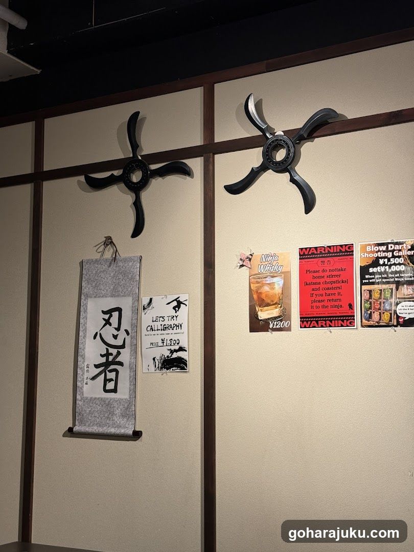 Ninja Experience Cafe Harajuku In Tokyo