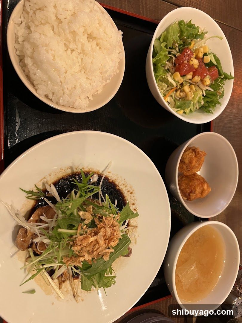 Japanese-style meal set
