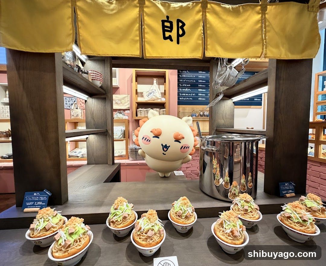 Food Display with Mascot