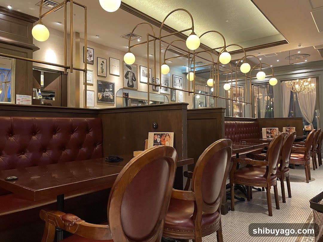 Interior of a cozy restaurant or cafe with vintage decor