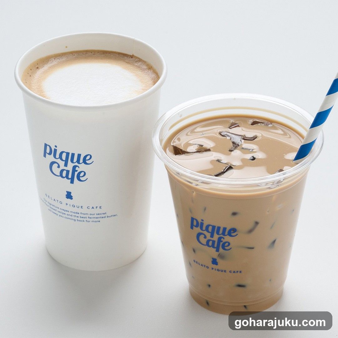 Pique Cafe beverages