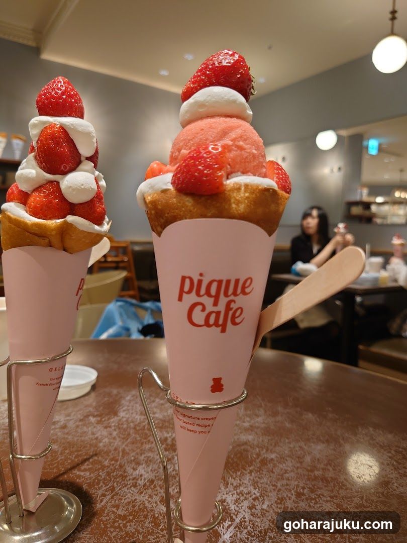 Strawberry Desserts at Pique Cafe