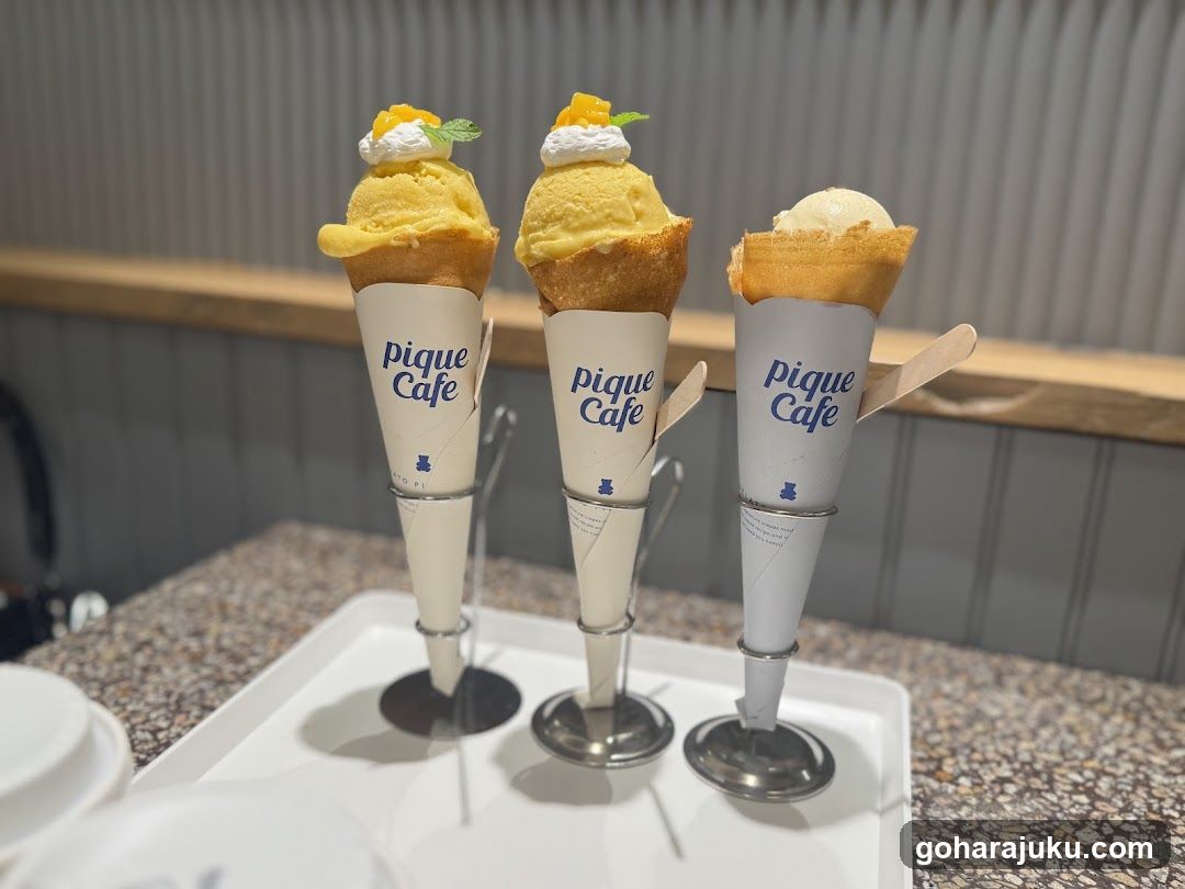 Pique Cafe Ice Cream Cones