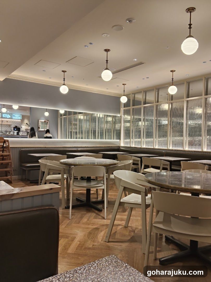 Interior of a modern cafe or restaurant