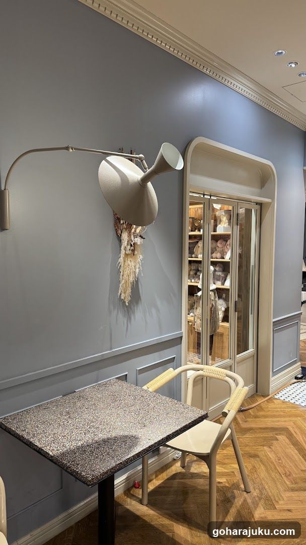 Interior Corner with Wall Lamp and Display Cabinet