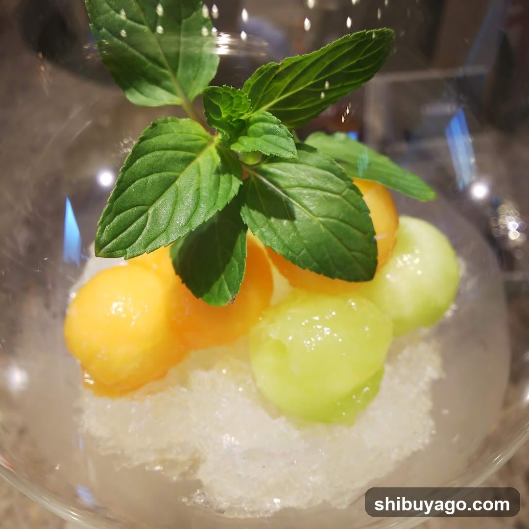 Mint and Melon Dessert