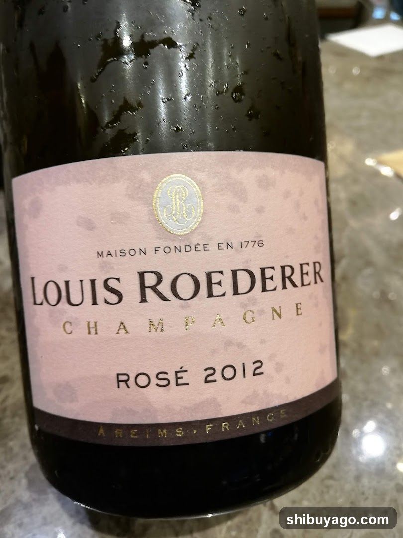 Louis Roederer Champagne Rosé 2012 Bottle