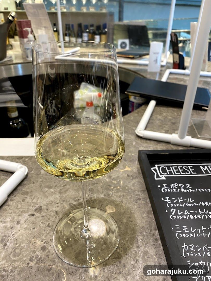 Wine Glass on Bar Counter