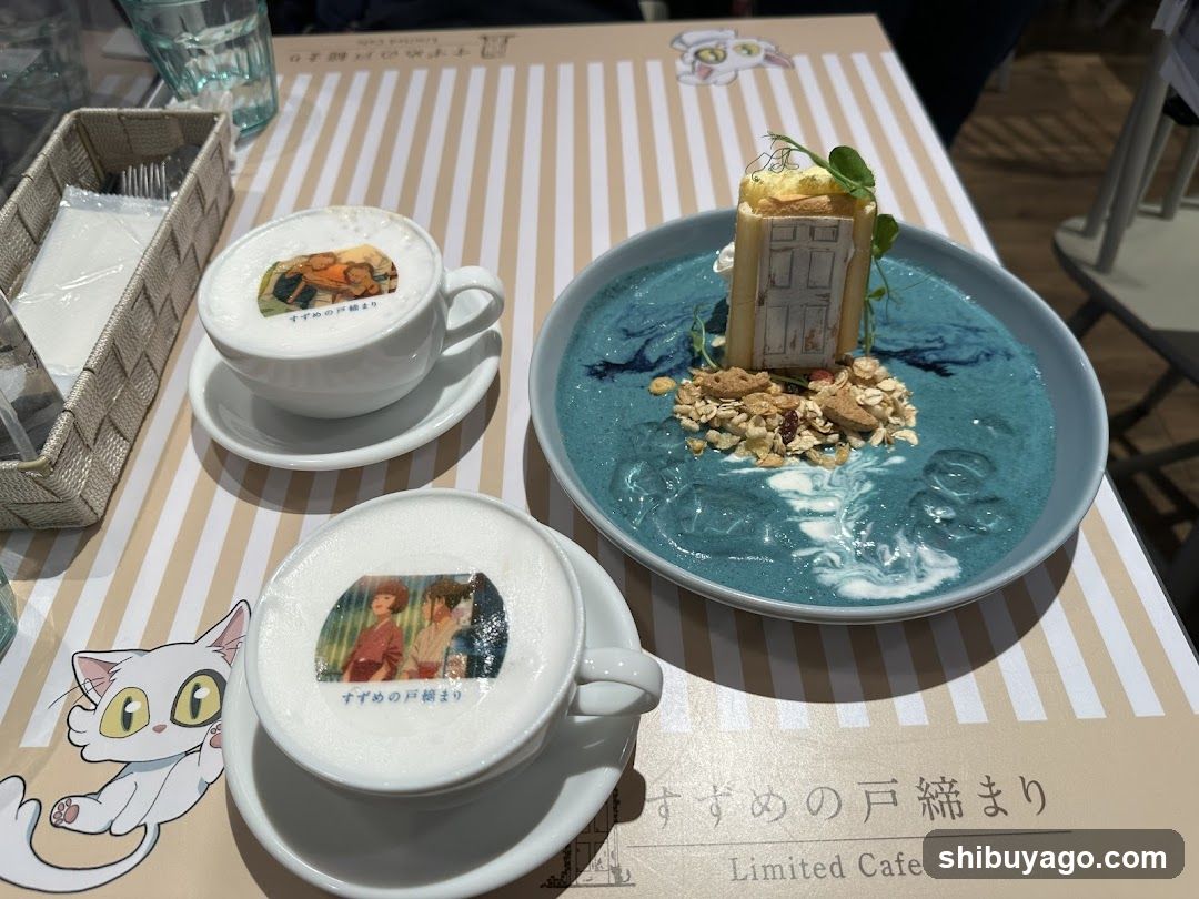 Suzume no Tojimari Limited Cafe Table Setting
