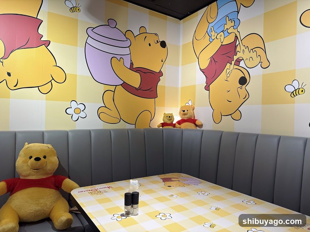 Winnie the Pooh Themed Dining Area