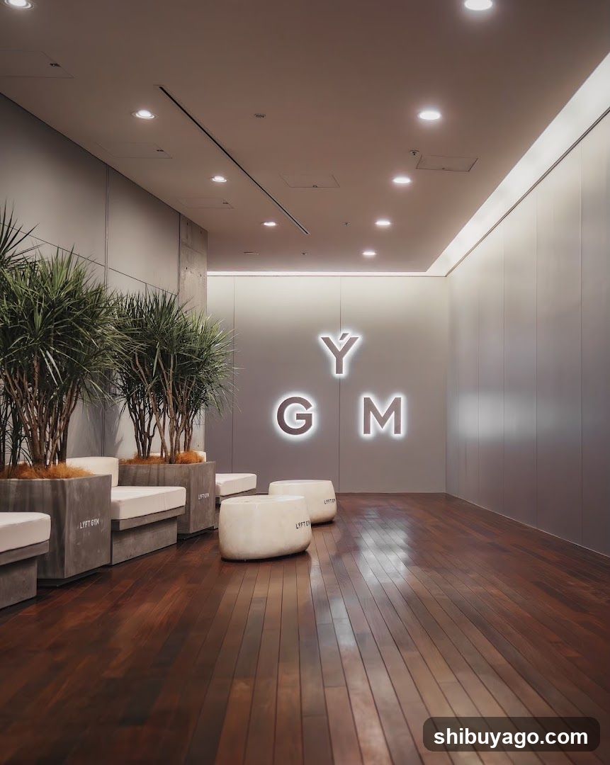 GYM Interior Lobby