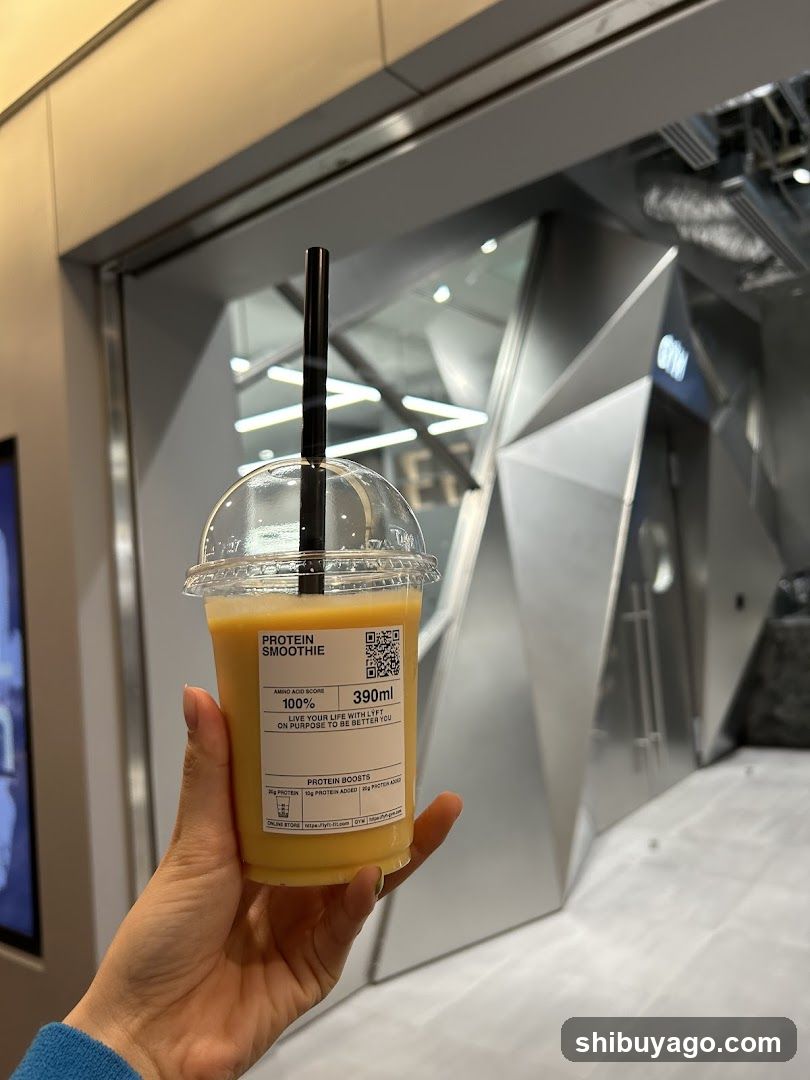 Protein Smoothie in Modern Interior