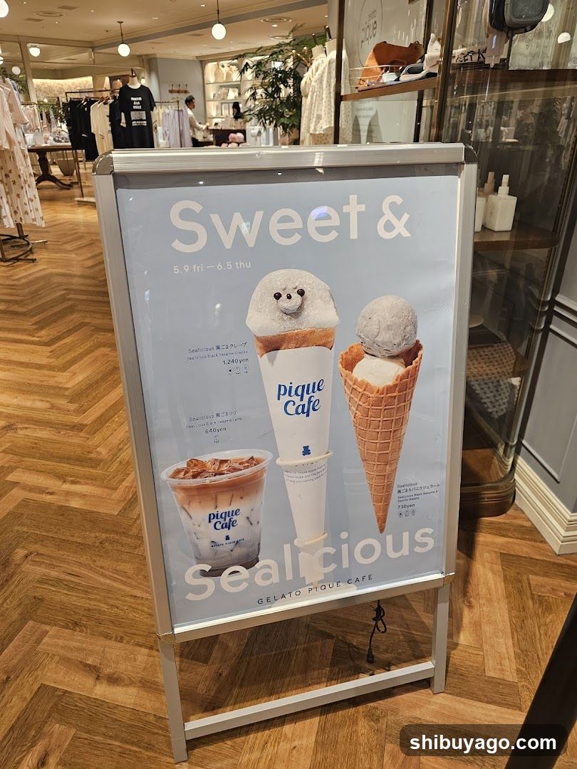 Pique Cafe Ice Cream Ad