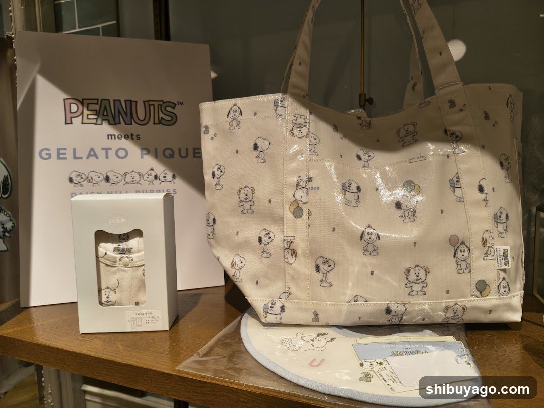 Peanuts x Gelato Pique Collaboration Display