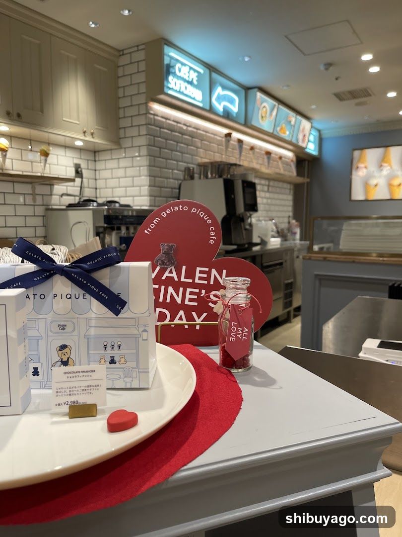 Gelato Pique Cafe Interior Display