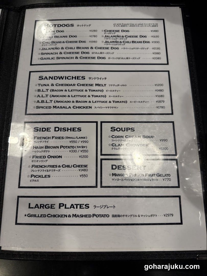 Restaurant Menu