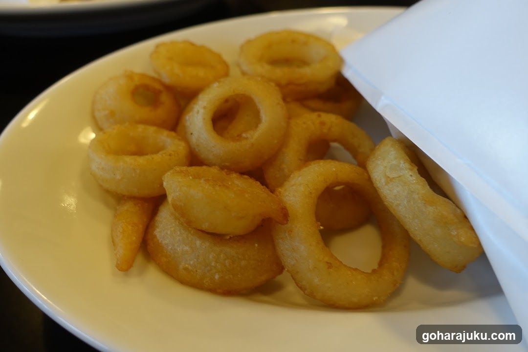 Onion Rings on a Plate