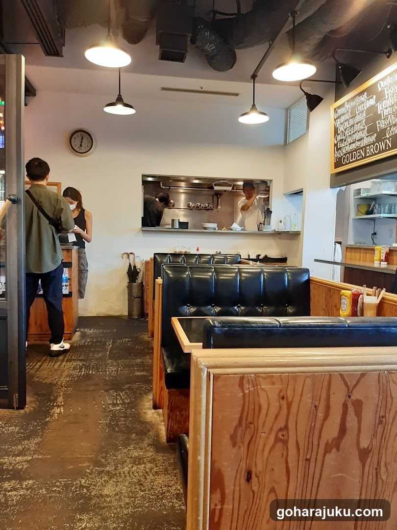 Interior of a casual dining restaurant