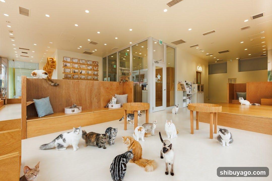 Cat Cafe Interior