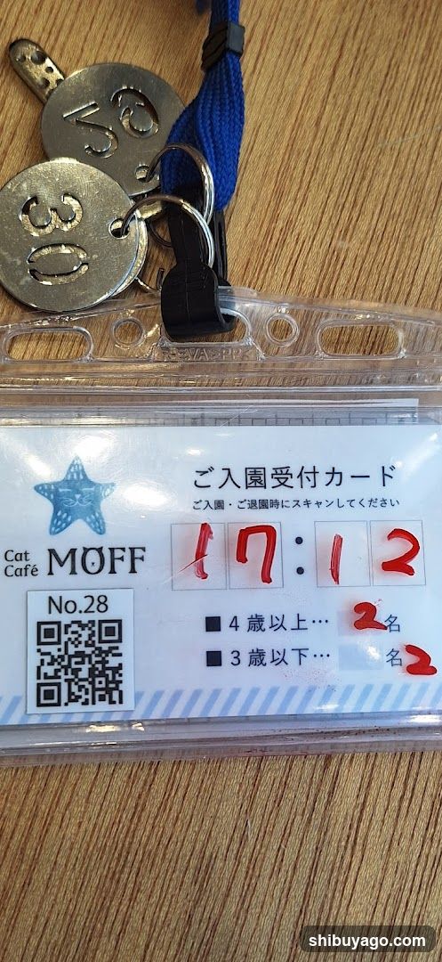 Cat Café MOFF Admission Card
