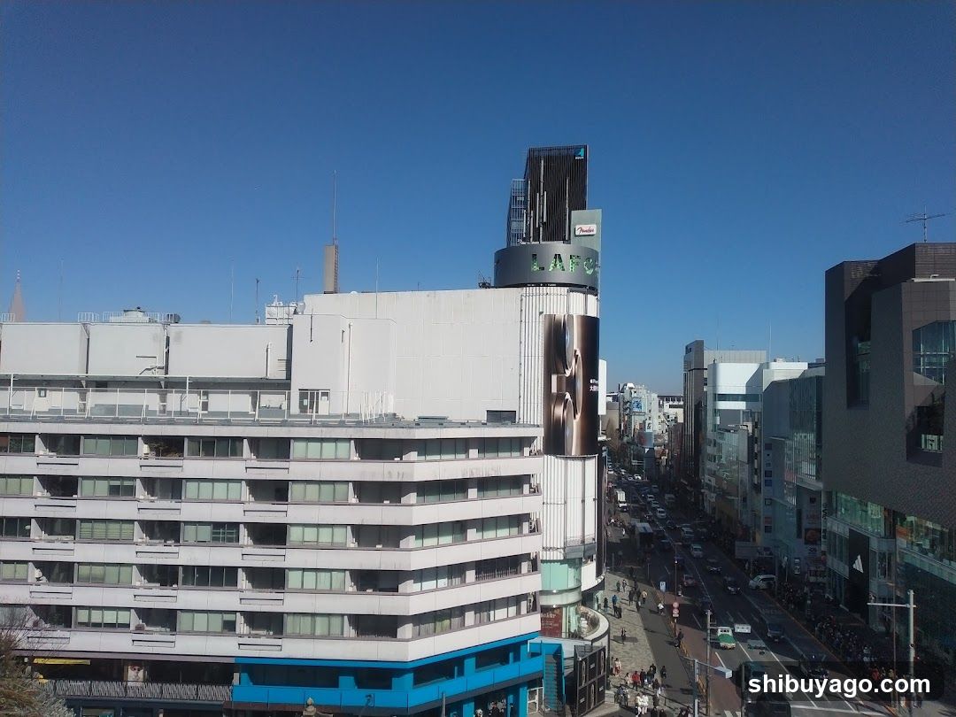Urban Street View with Buildings and Sky