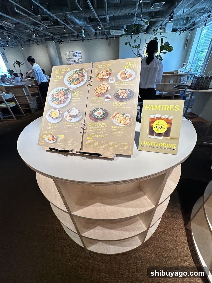 Famires Menu Display