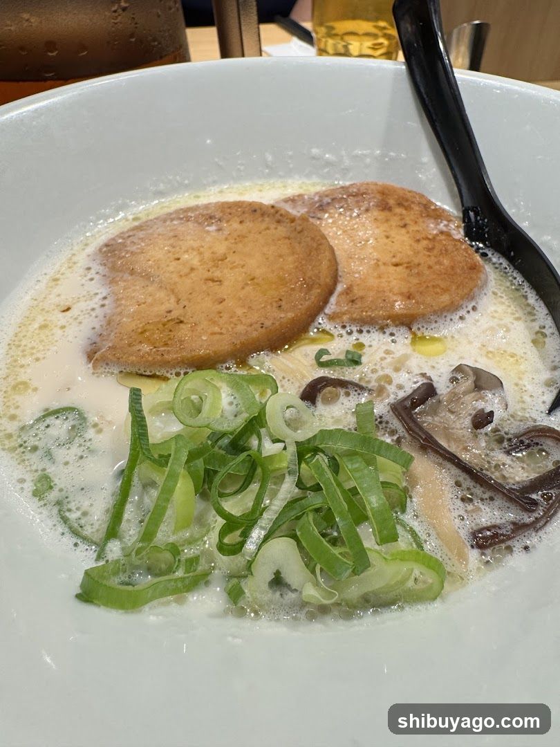 Ramen Bowl with Tofu and Scallions