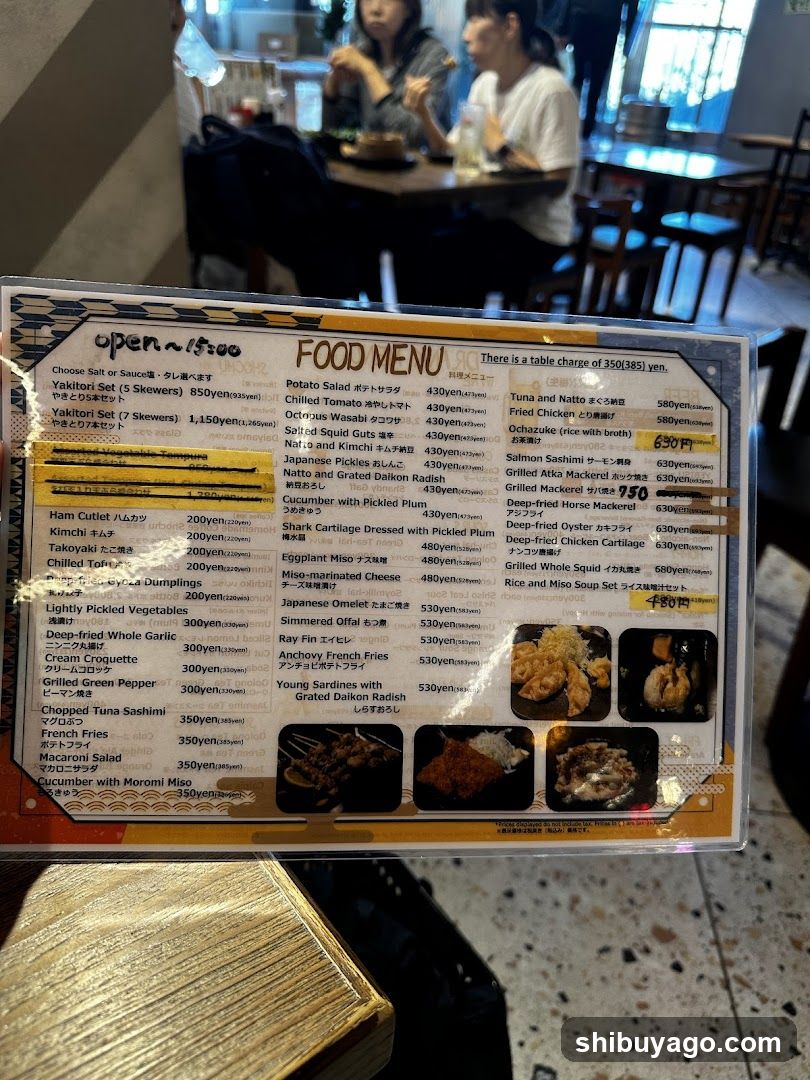 Food Menu Board