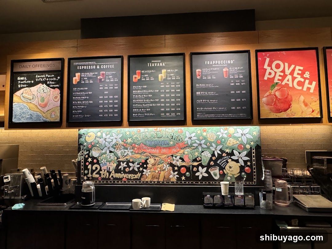 Starbucks Anniversary Counter Display