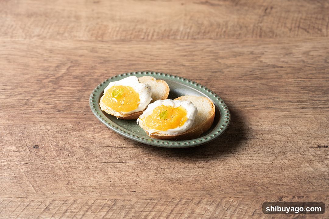 Egg Toast on a Plate