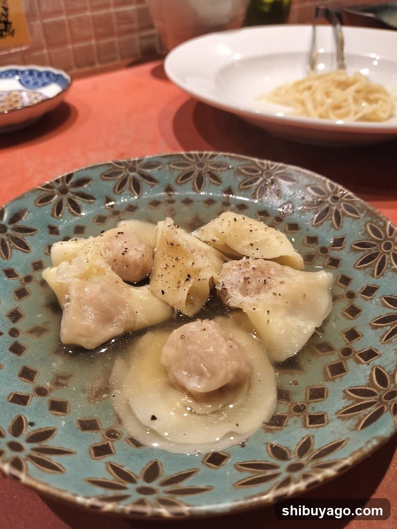 Dumplings with Sauce