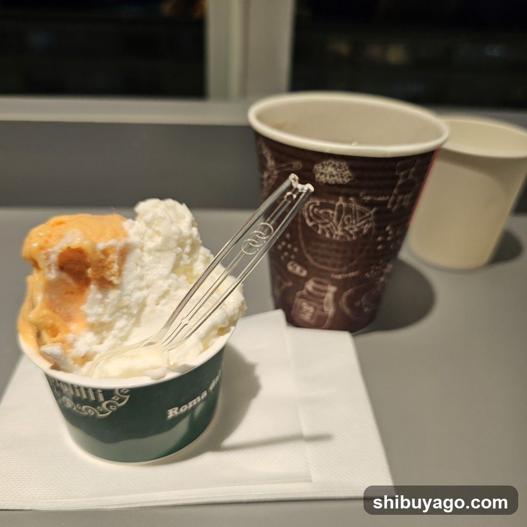 Gelato and Coffee Cup
