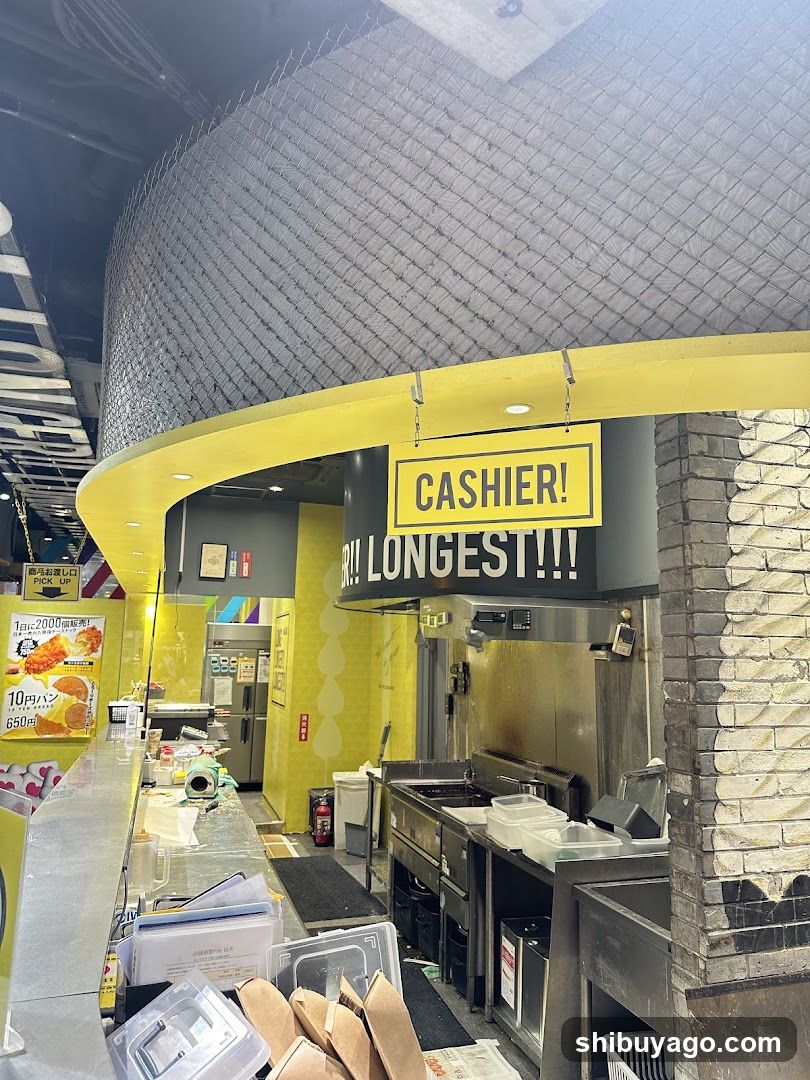Food Service Counter Interior