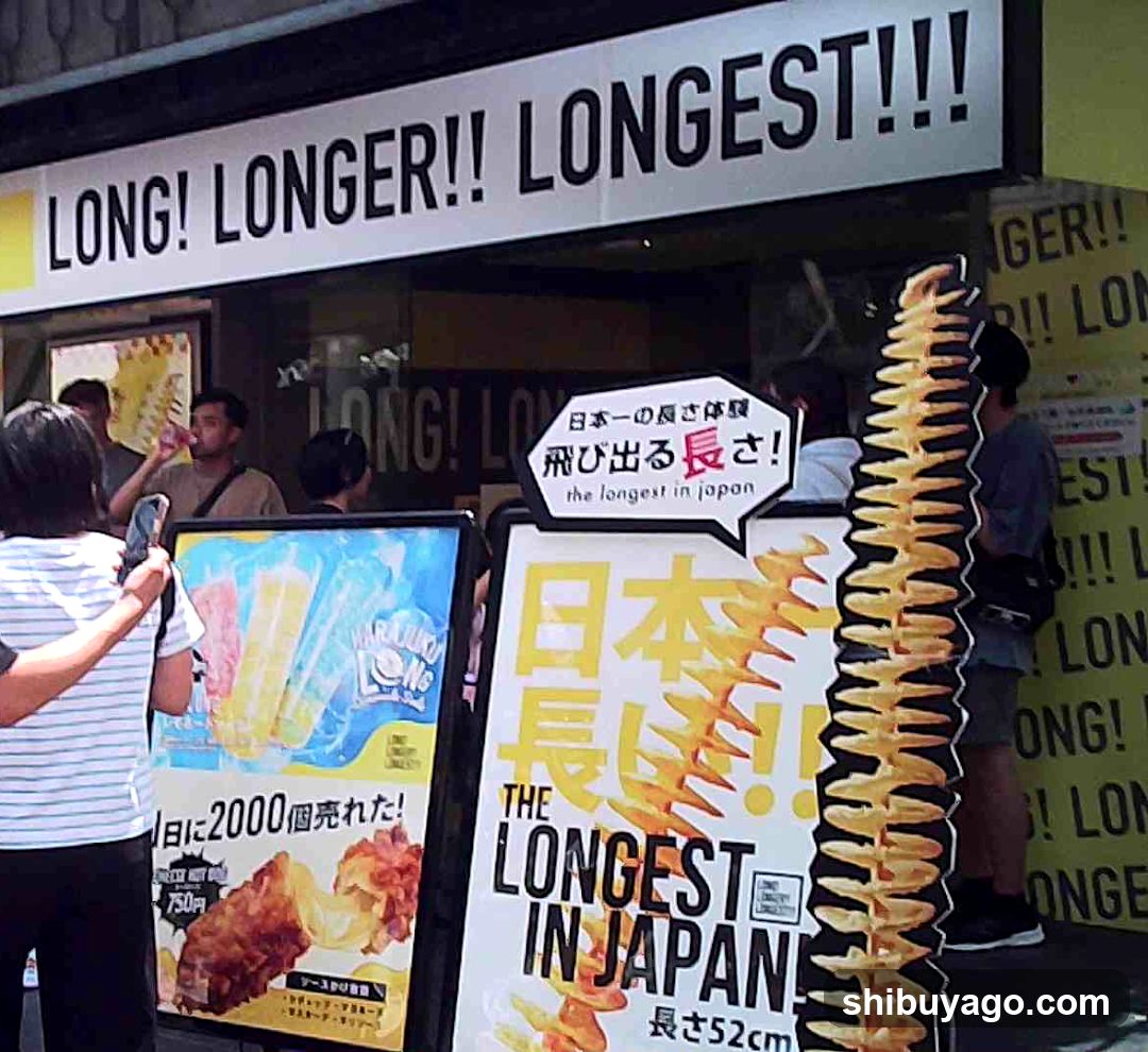 Longest in Japan Shop Front