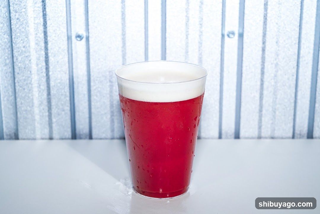 Red Drink in Glass
