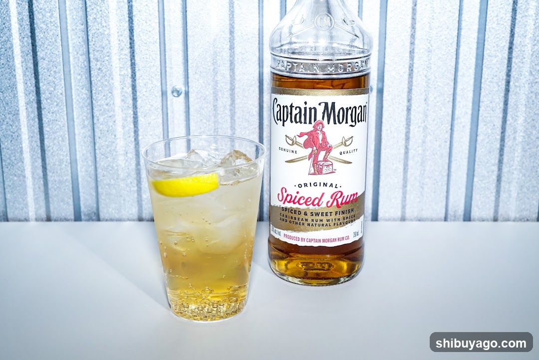 Captain Morgan Spiced Rum and Cocktail
