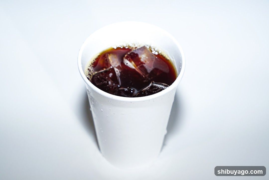 Iced Coffee in White Cup