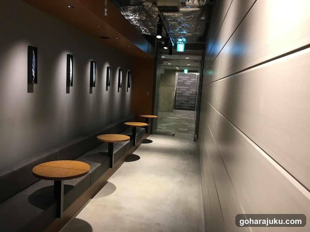 Modern Interior Corridor with Seating Area