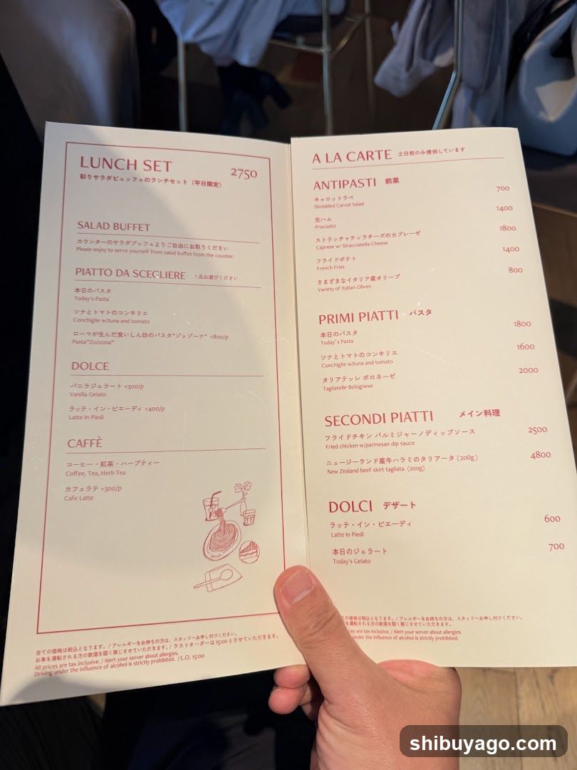 Lunch Menu