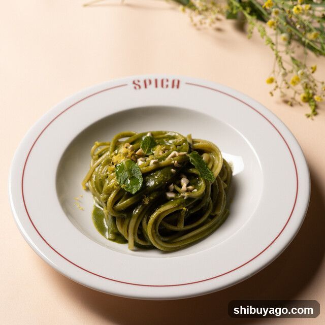 Pasta with Green Sauce