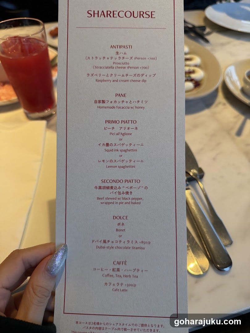 Sharecourse Menu
