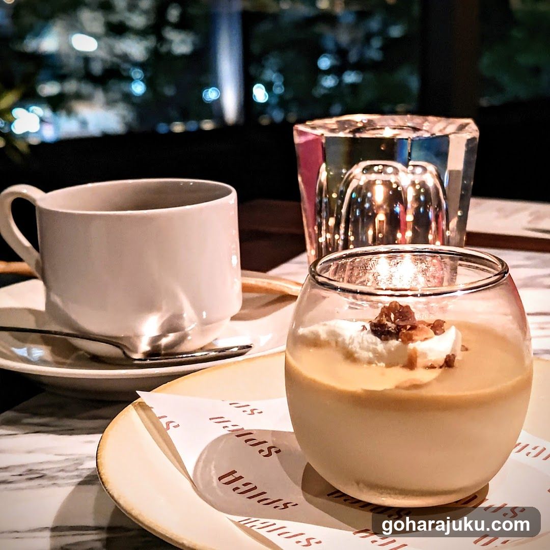 Dessert and Coffee at Night