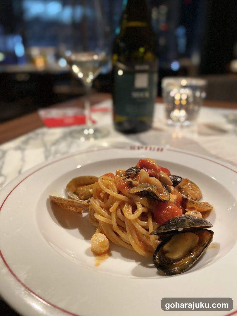 Seafood Pasta with Mussels