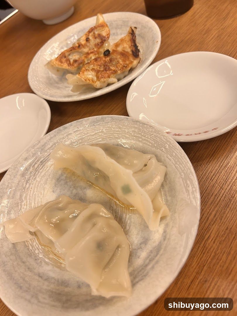 Dumplings on a table
