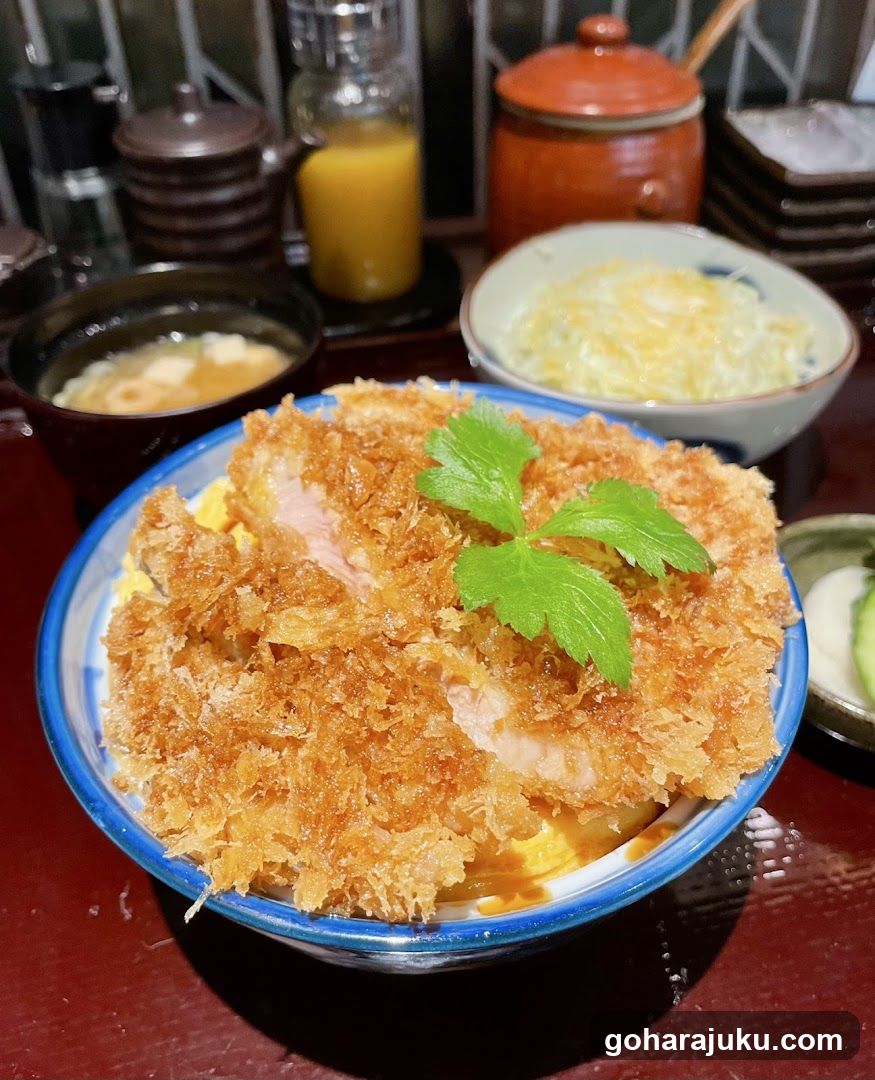 Katsu Don with Side Dishes