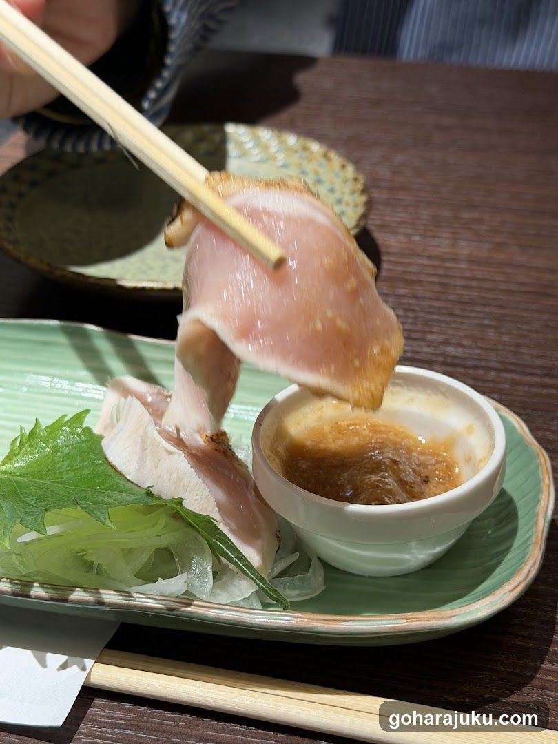 Sashimi with Sauce
