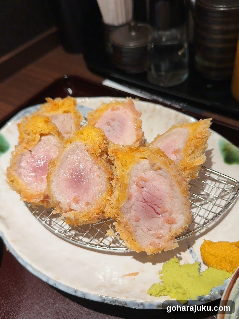Fried Pork Cutlets with Wasabi and Ginger