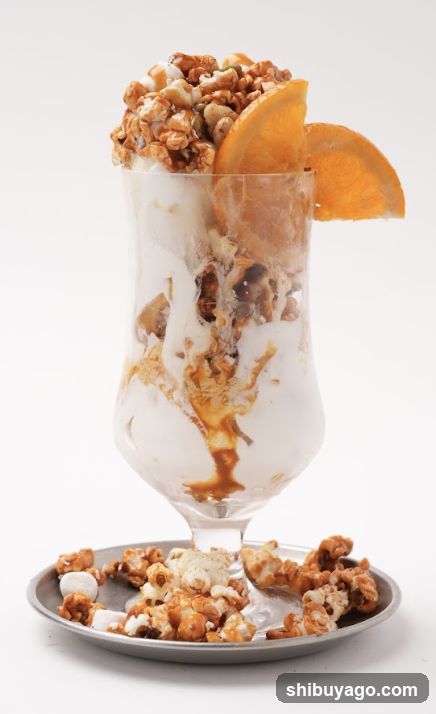 Caramel Popcorn Dessert
